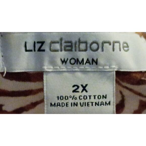 Liz Claiborne Woman Bundle of 4: Women 2x Lightweight Comfort T-shirts - Picture 15 of 15